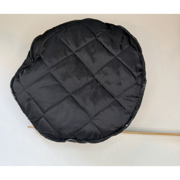 Handmade Suede Leather Festival Hat Boho Steampunk Renaissance Artisan Appliqué main image 9